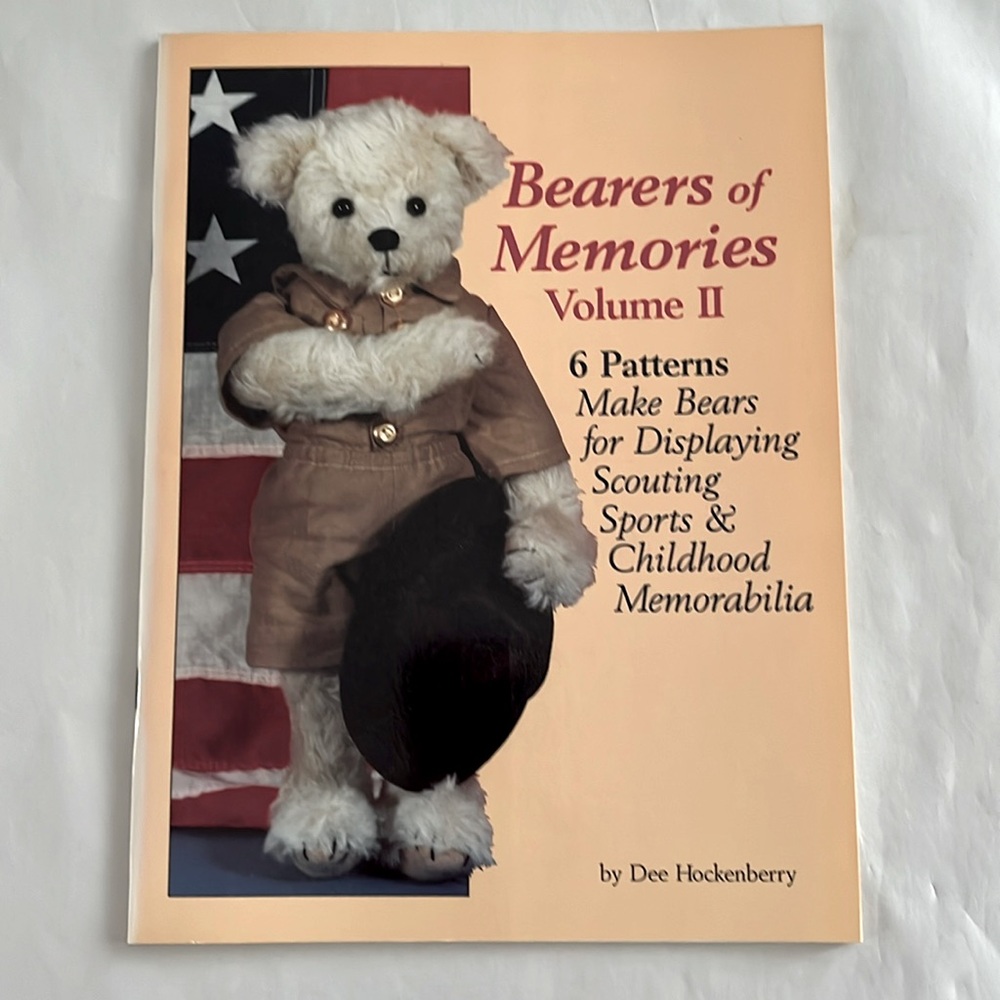 NWT Bearers of Memories Vol 2 Patterns Make Teddy Bears Scouts Baseball BOOK